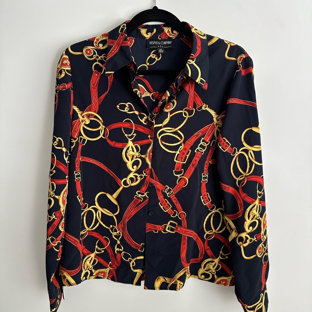Vintage Equestrian Blouse